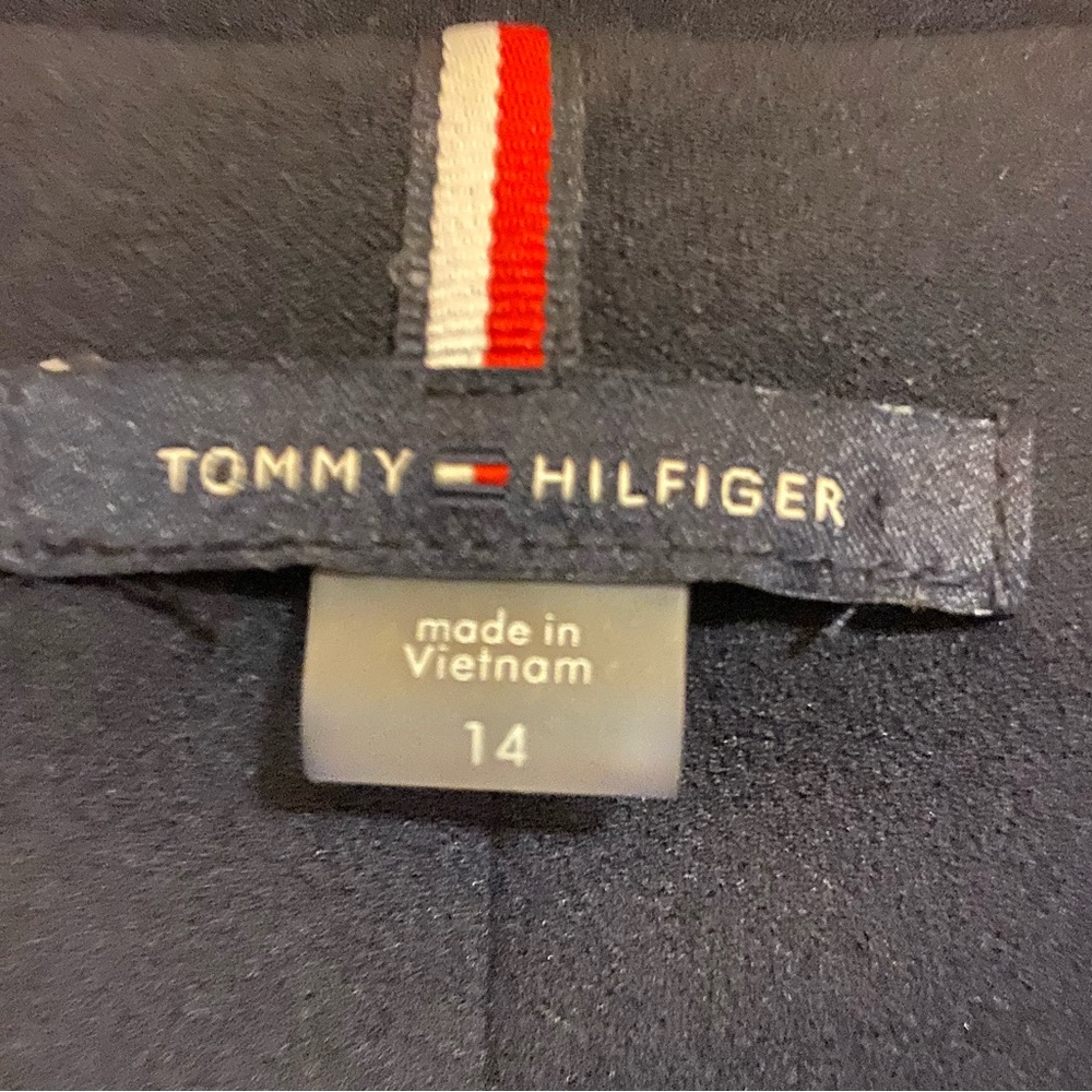 Tommy Hilfiger Navy Dress with Red and White Accents. Dark navy blue color - Picture 2 of 7